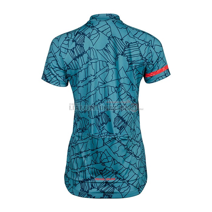 Abbigliamento Ciclismo Donne Pearl Izumi Manica Corta 2022 Celeste